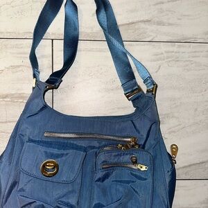 Elegant Blue Shoulder Bag